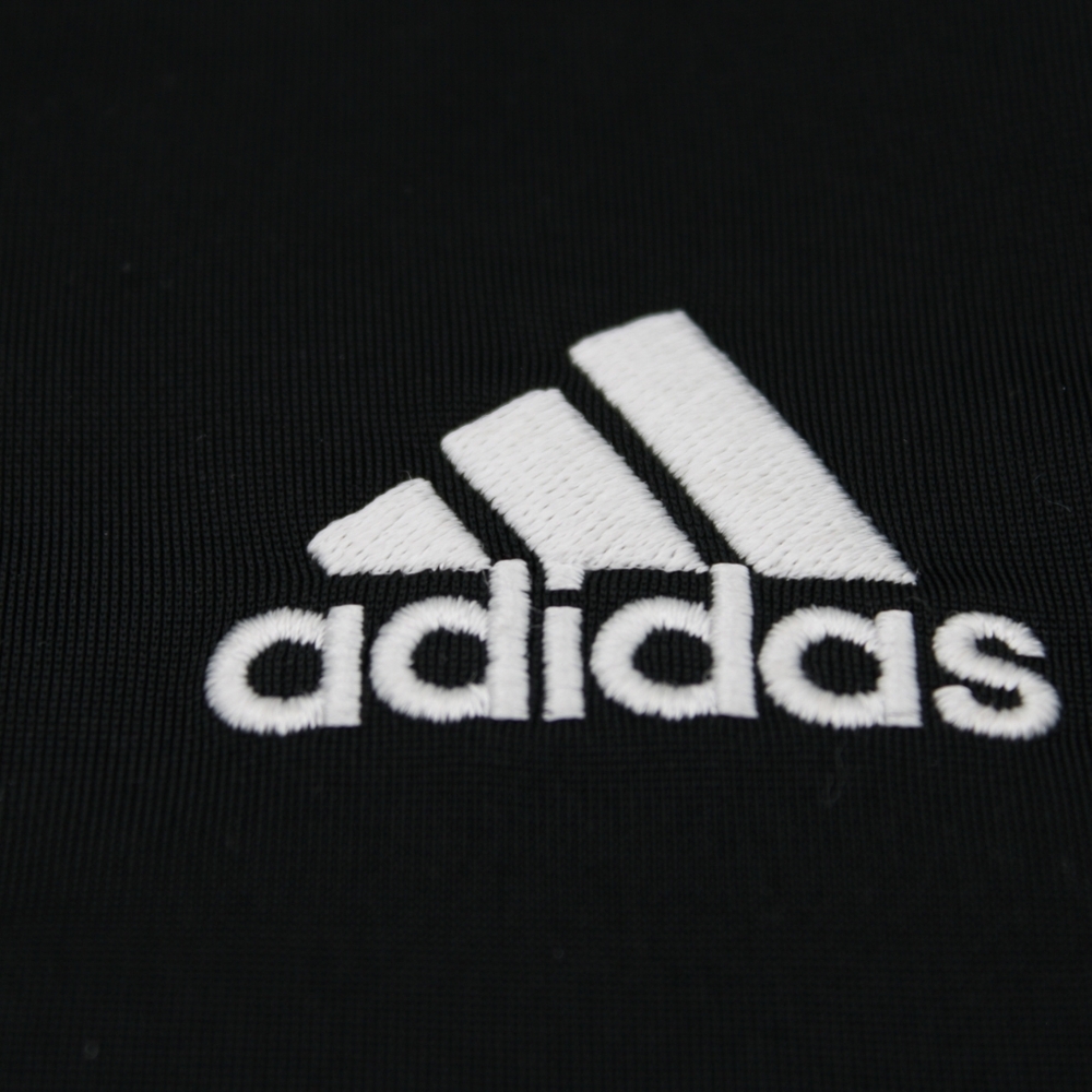Adidas Boys Youth M (10/12) Black Track Jacket 3-Stripes Full Zip - Picture 5 of 8
